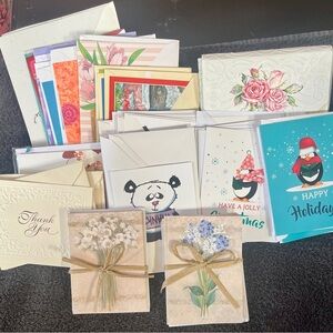 Greeting Card Lot 87 Total Unused Hallmark etc